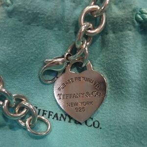 Tiffany & Co. Silver Heart Tag Bracelet